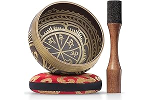 Soul Soothing Tibetan Singing Bowl Set