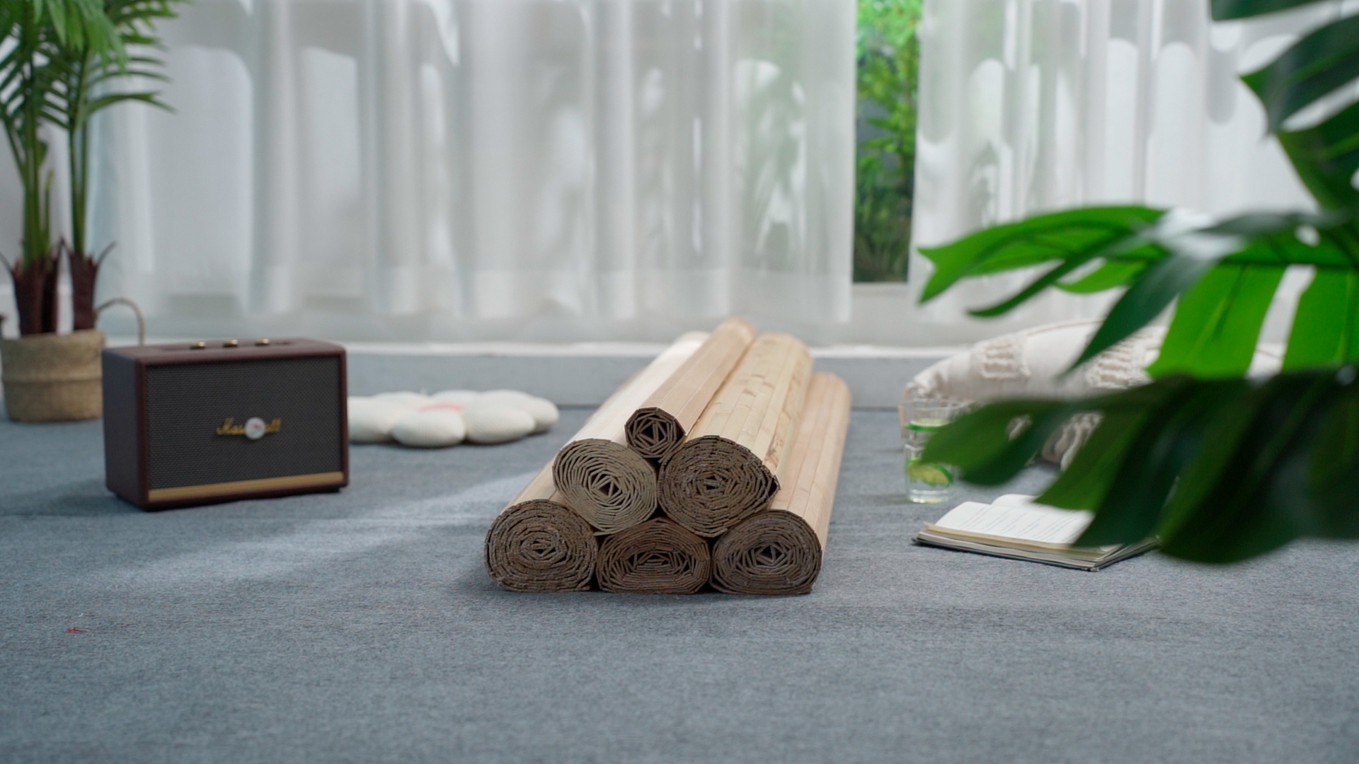 Amazon.com: Juexica 2 Pcs Natural Bamboo Wall Panel for Interior