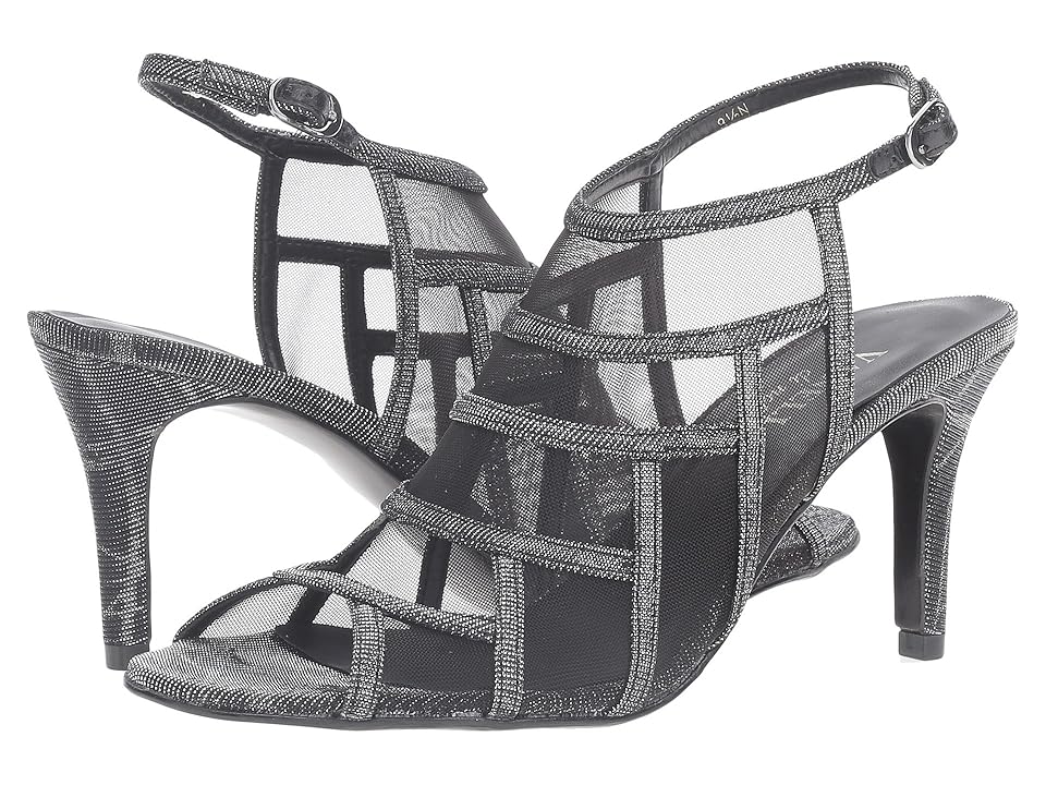 

Vaneli Tuccy (Black Nizza Fabric/Black Mesh) High Heels
