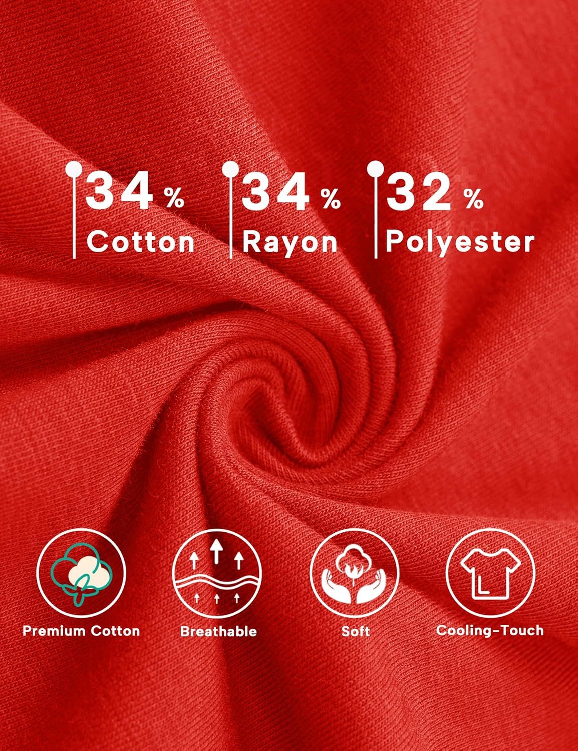 YUCOLEN Long Sleeve Shirts for Women Cotton Crewneck Casual T-Shirts Soft Basic Tee Long Sleeve Tops - Image 7