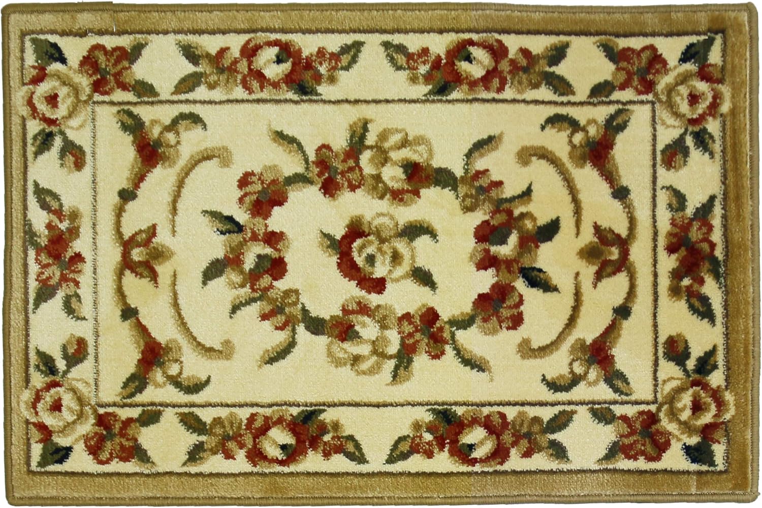 chinaartune 1018, Wilton Woven Indoor Area Rug, 2' x 3', White