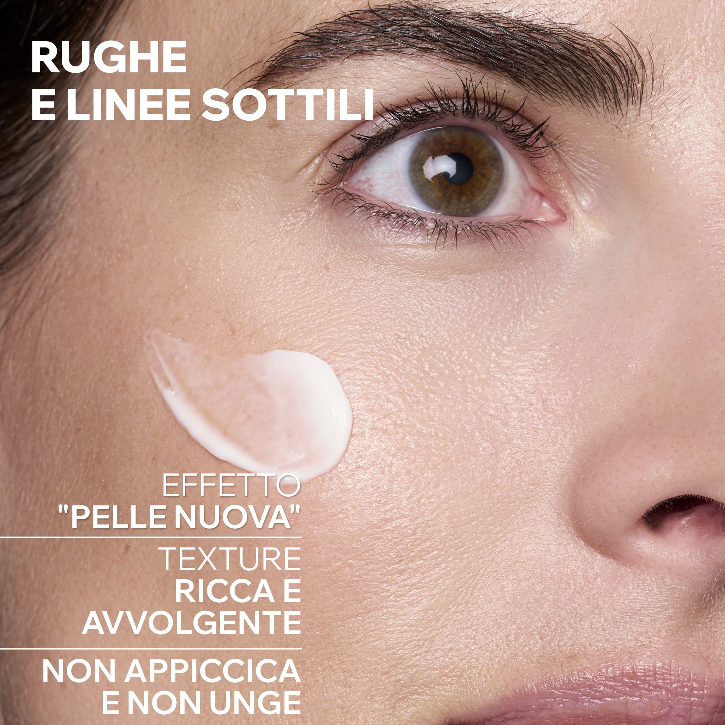 Uriage Age Lift Peel crema notte trattamento viso anti-età con 3,6% AHA e acido ialuronico - Leviga, rimpolpa e rassoda la pelle - Texture ricca e cremosa - Adatto a pelle sensibile - 50ml