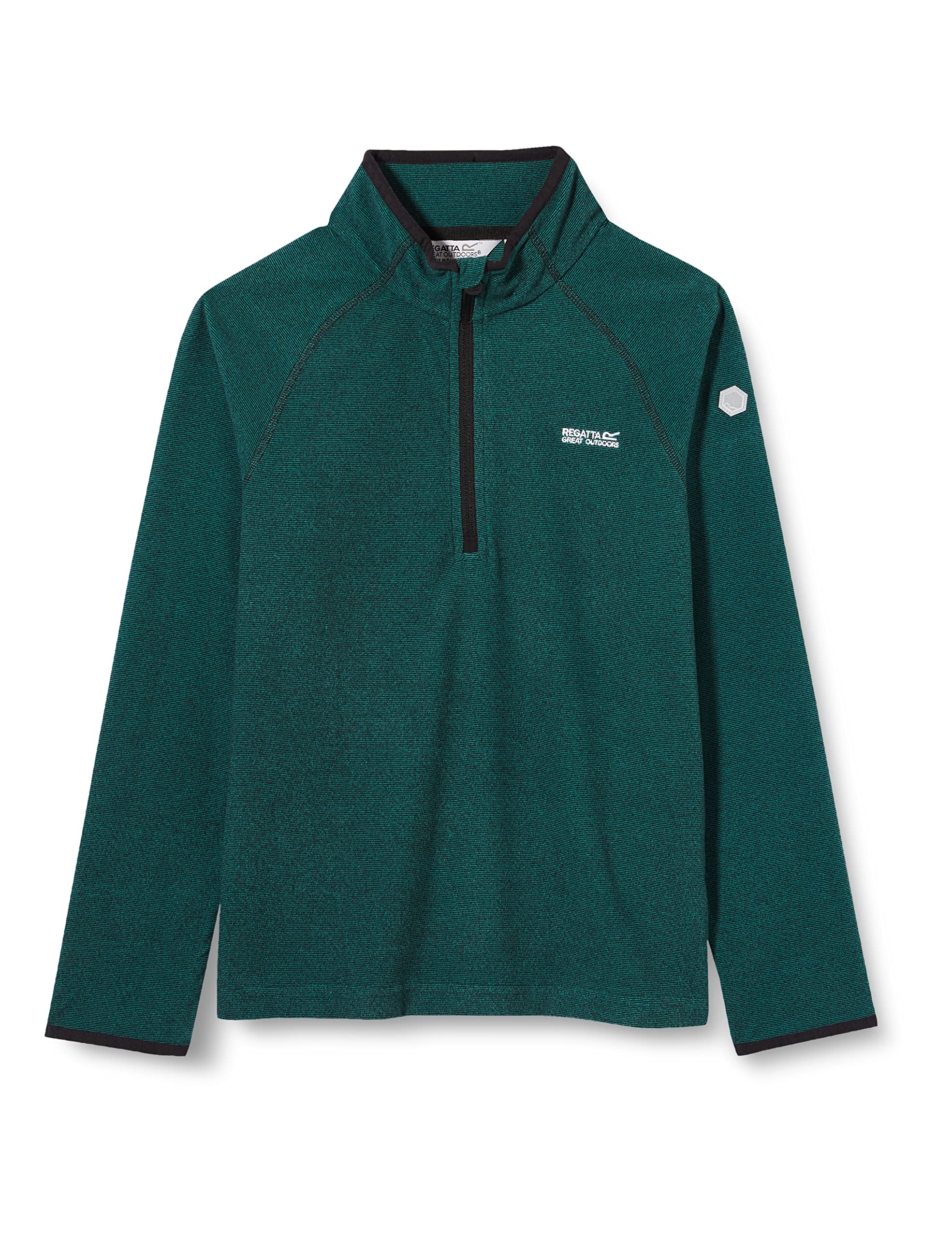 Regatta Kids' Loco Half Zip Fleece Green