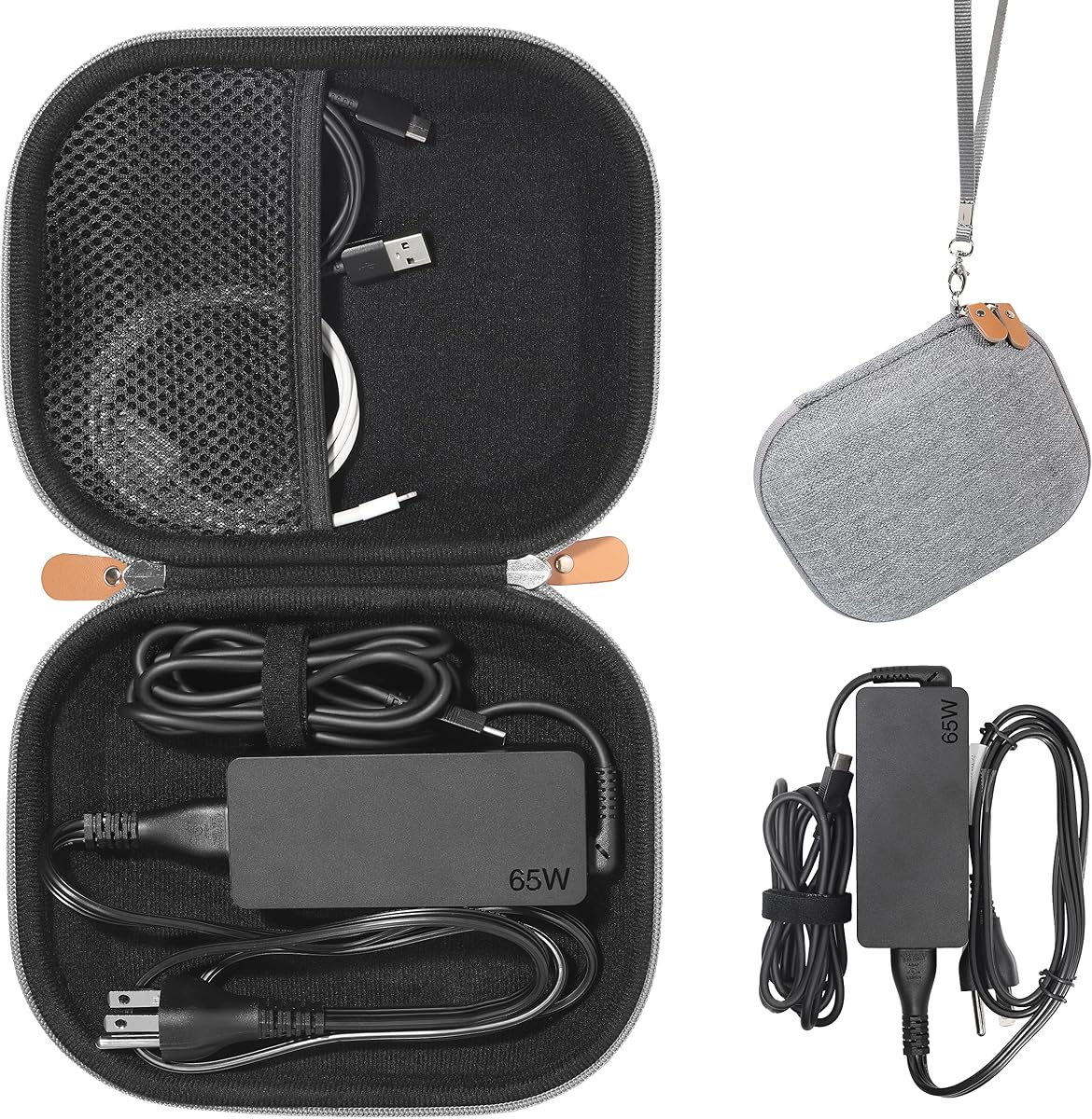 Charger Adapter Case Compatible with Lenovo Yoga, Legion, ThinkPad, IdeaPad Also Good for ASUS TUF, Dell Inspiration, Microsoft Surface/Surface Pro, Razer Blade, HP Pavilion