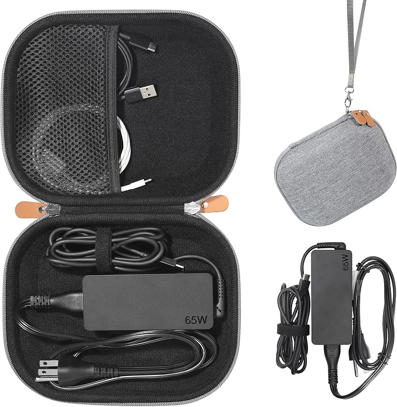 Charger Adapter Case Compatible with Lenovo Yoga, Legion, ThinkPad, IdeaPad Also Good for ASUS TUF, Dell Inspiration, Microsoft Surface/Surface Pro, Razer Blade, HP Pavilion
