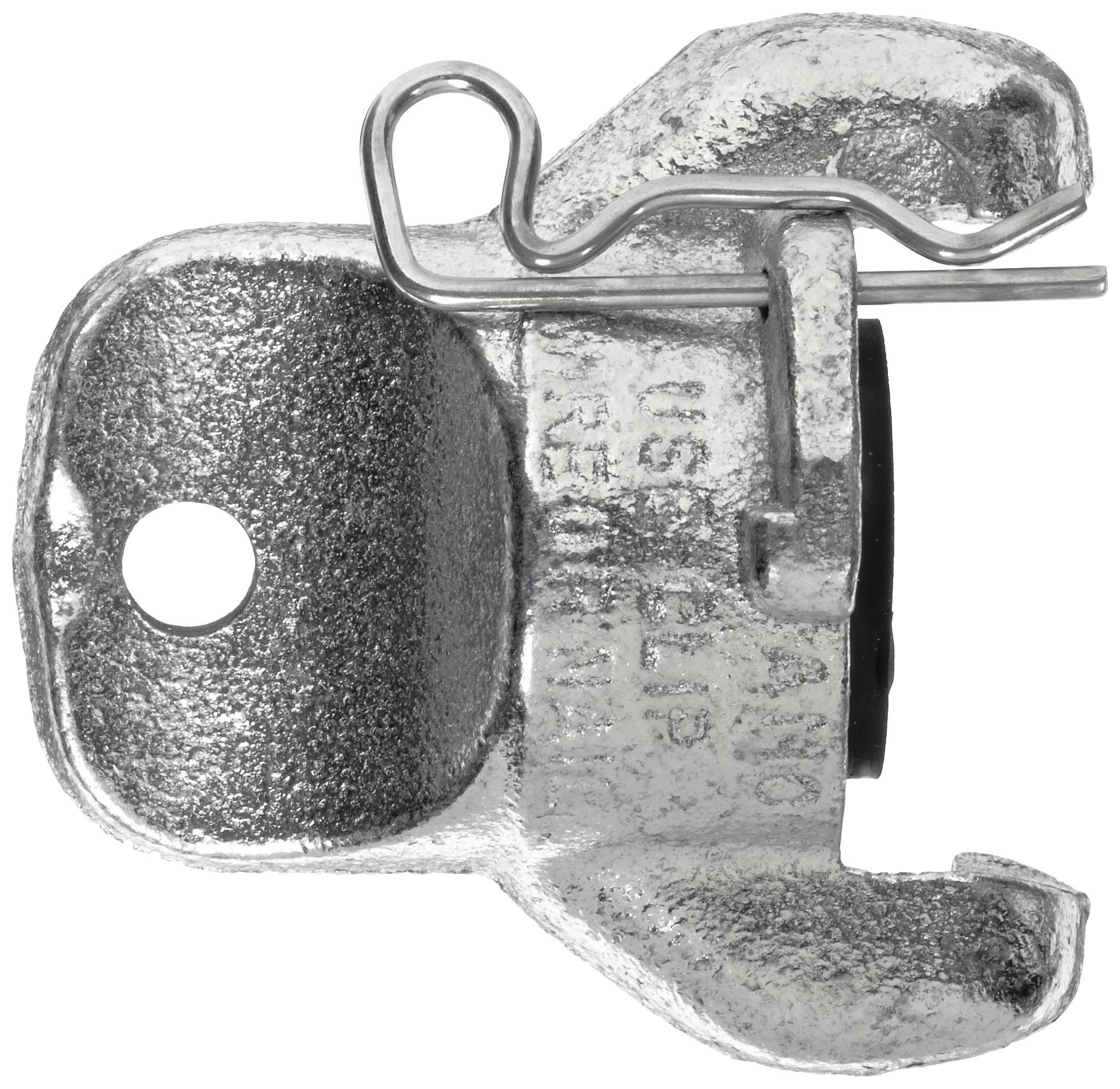 Dixon Air King AM0 hierro aire manguito, poste de 2 Universal acoplamiento, conectores manguera aire comprimido con en blanco final