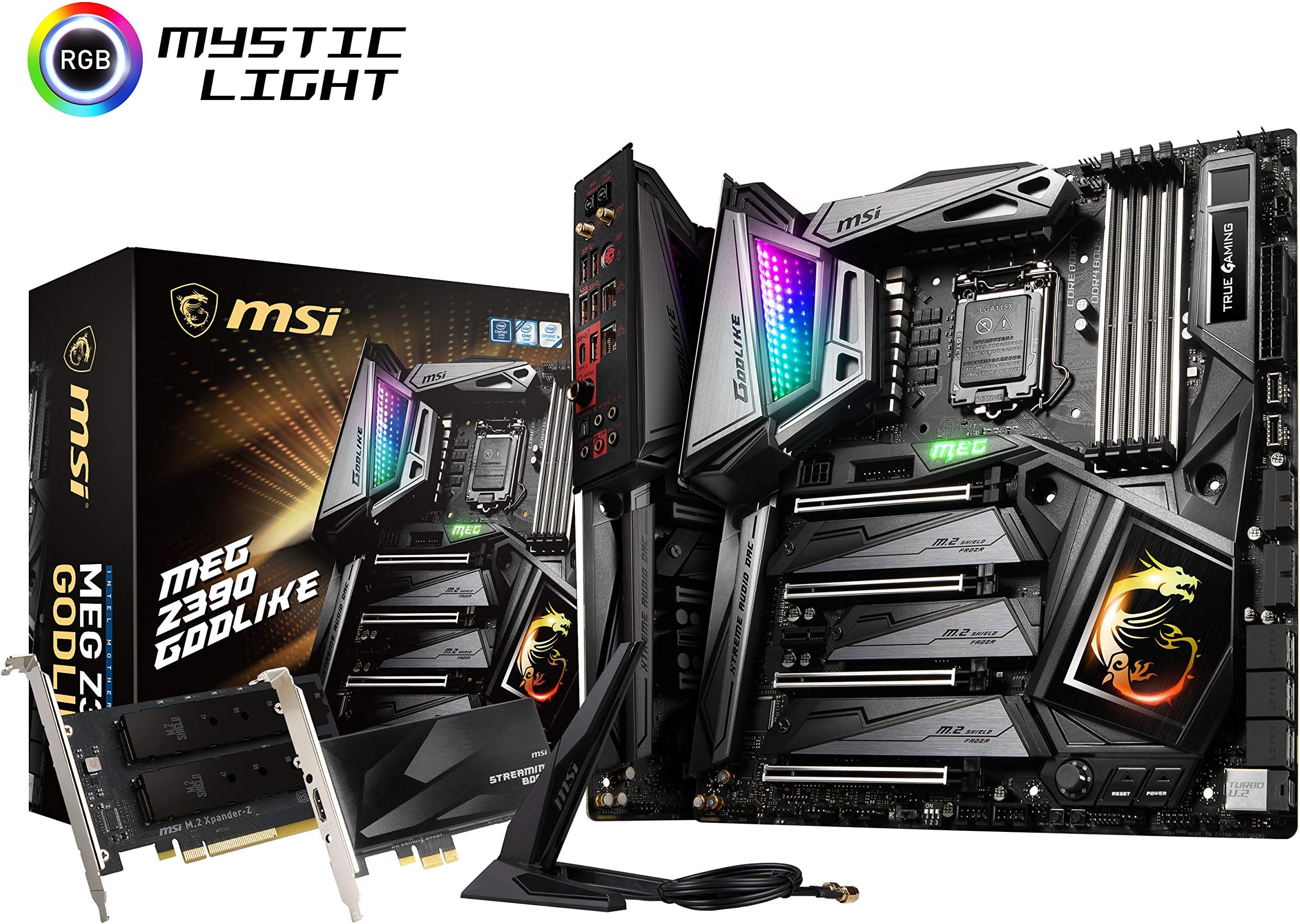 MSIMEG Z390 GODLIKE - MB Intel Z390 MEG GODLIKE DDR4 ATX