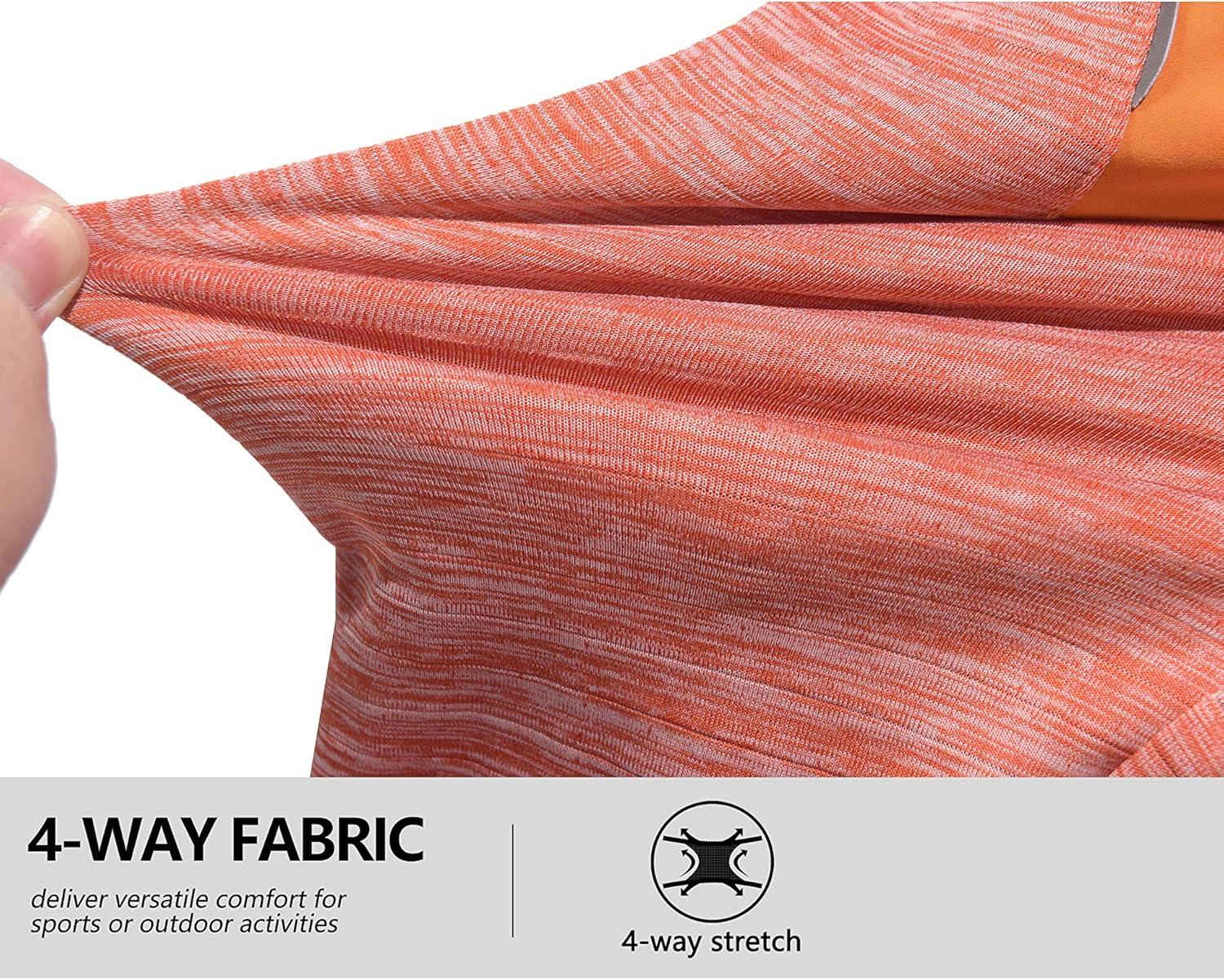 Little Donkey Andy Men's Quick Dry Warm Lightweight Running Jacket Full Zip Thermal Hybrid Thumbholes Golf Track Jacket - Image 5