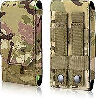 Vista 15 de IronSeals Funda táctica Molle para teléfono, bolsa universal para cinturón para iPhone 17 Pro Max/17 Pro/17/16 Pro Max/15 Pro Max/14 Pro Max/13/12