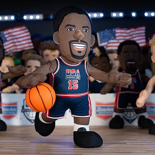 Miniatura 5 de Bleacher Creatures USA Basketball Magic Johnson - Figura de felpa de 10 pulgadas, un equipo de ensueño para jugar o exhibir