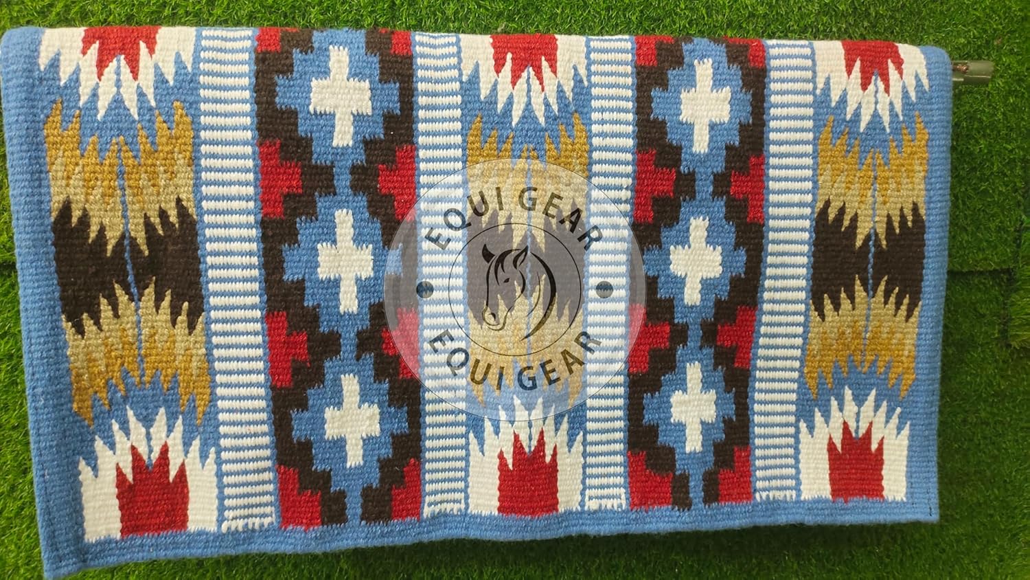 Horse Western Ranch Saddle Blanket/New Zealand Wool Western Saddle Blanket Top Wool Pad Sensor Flex (Customization Available) N361