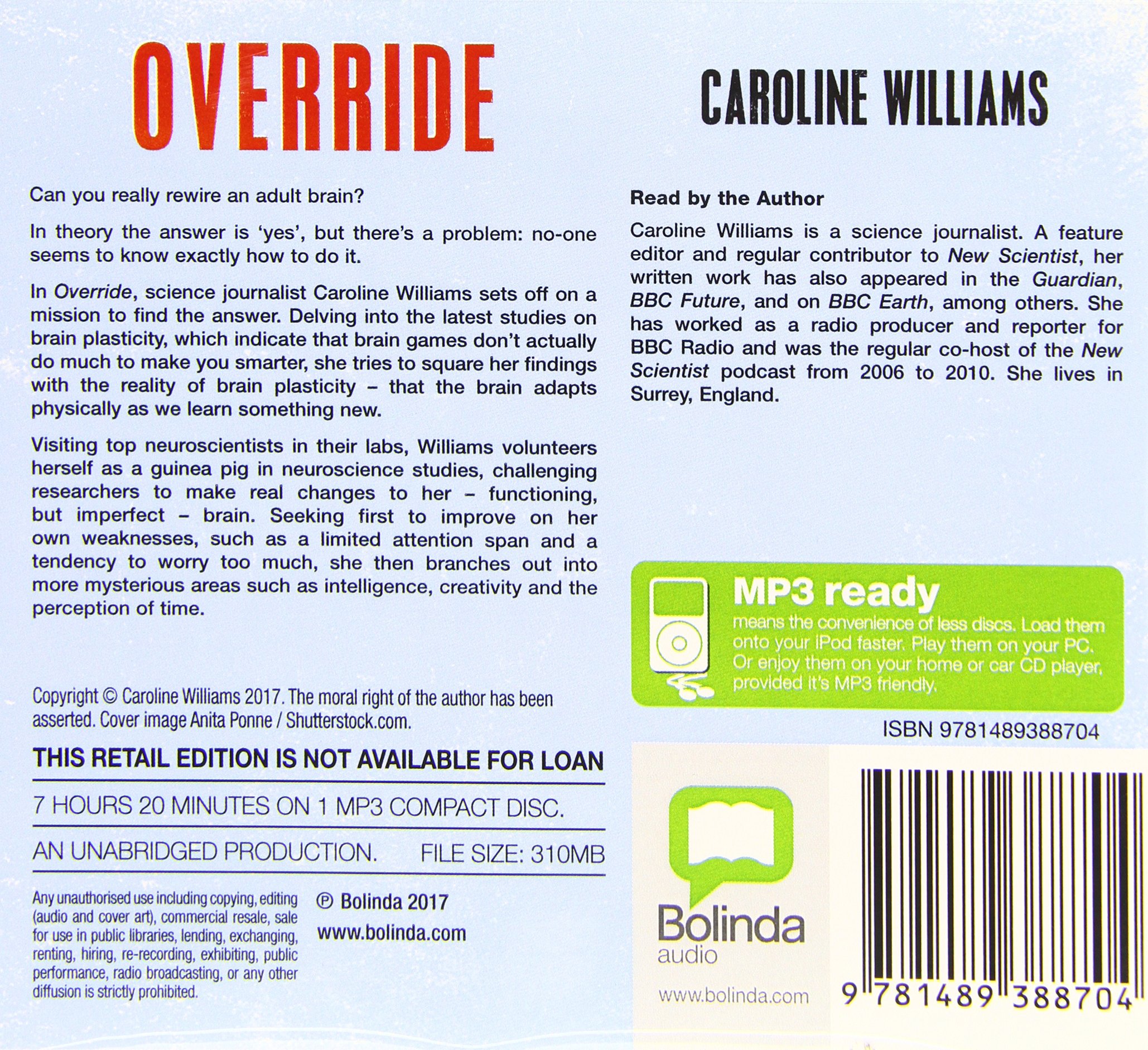 Override: My quest to go beyond brain training and take control of my mind