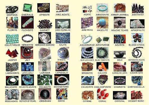 Miniatura 6 de WholesaleGemShop Piedras metafísicas de cristal curativo Reiki hombres mujeres regalo FENG Shui energía positiva amor bienestar pulgar piedras Wicca