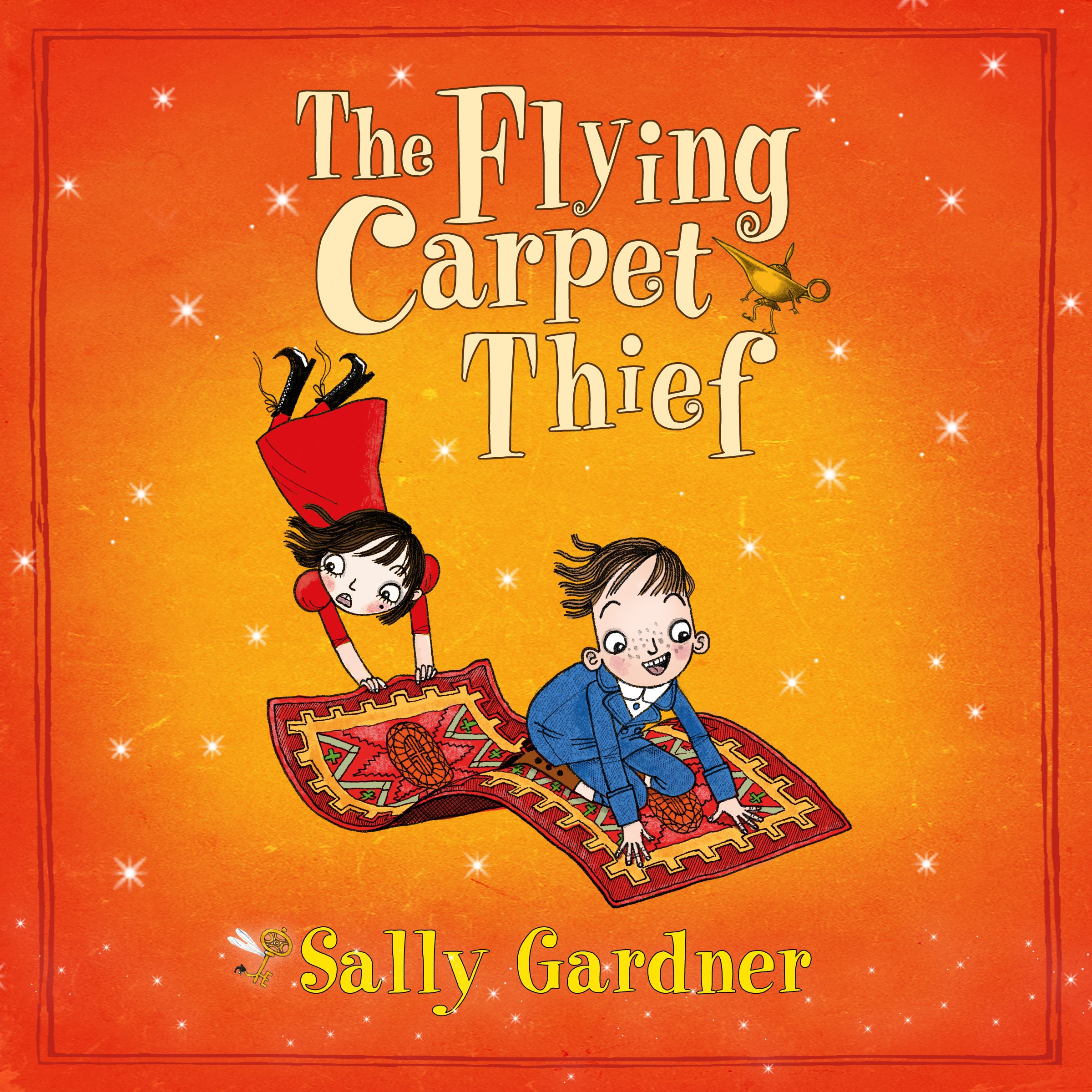 Cover art for The Flying Carpet Thief: The Fairy Detective Agency's Fifth Case