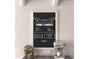 HBCY Creations Magnetic Chalkboard