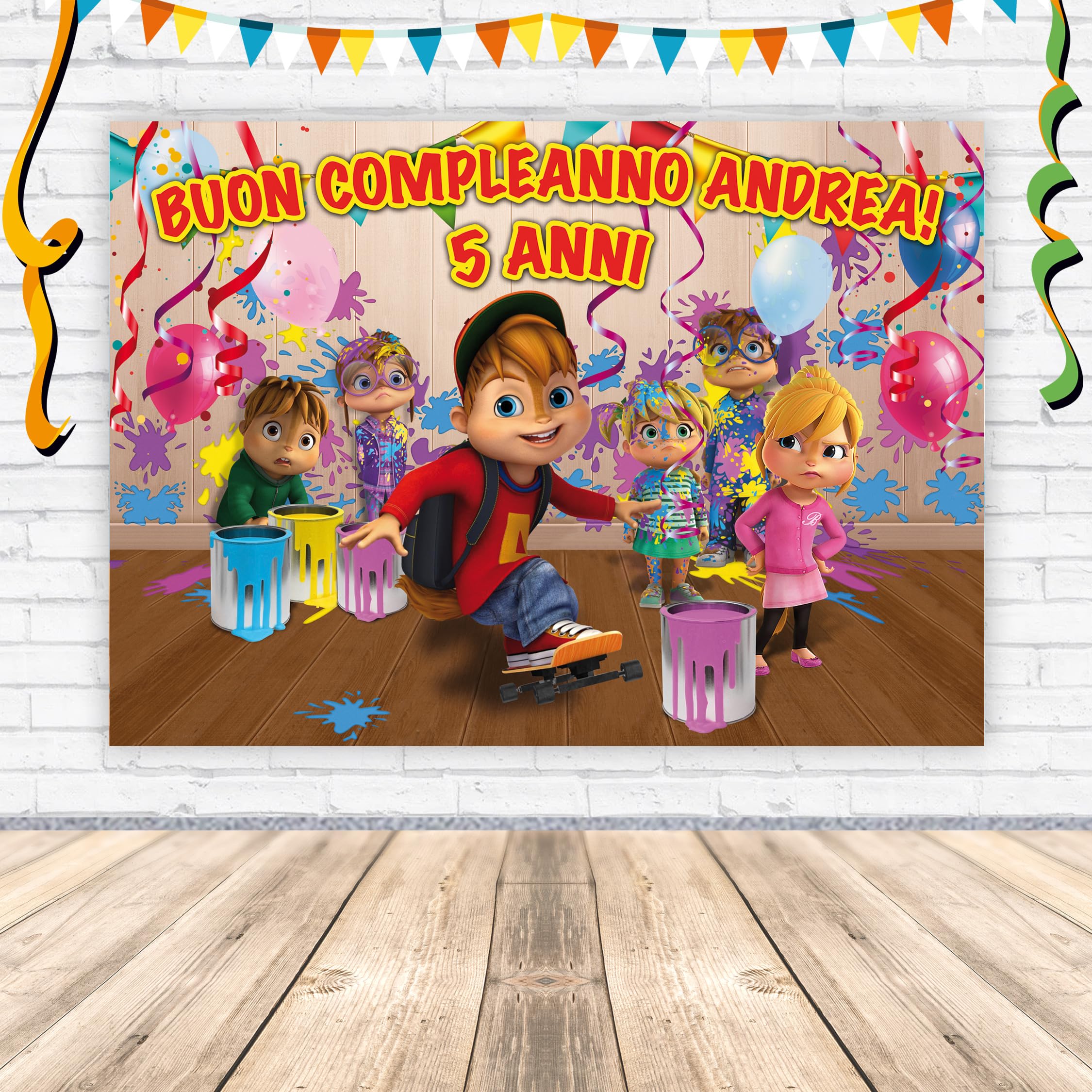 T-shirt Alvin and the chipmunks - 02 - personalizzata