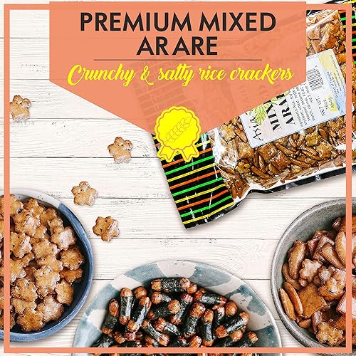 Miniatura 2 de Galletas de arroz arare mixtas de Asia Trans  Favorito hawaiano  Snack gourmet crujiente japonés dulce y salado
