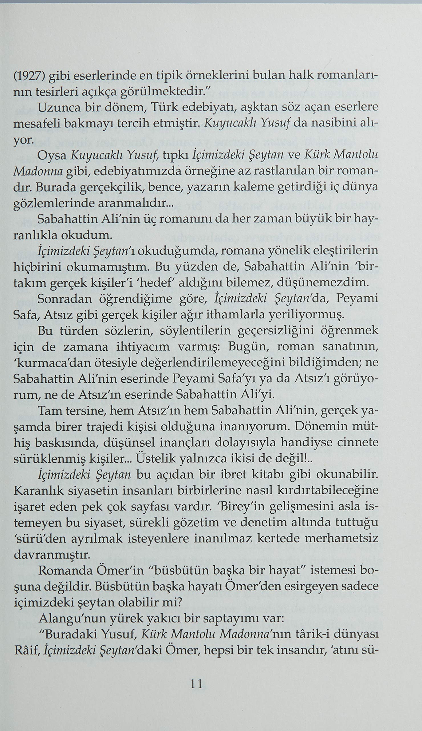 Icimizdeki Seytan (Der Dämon in uns): Bütün yapitlari