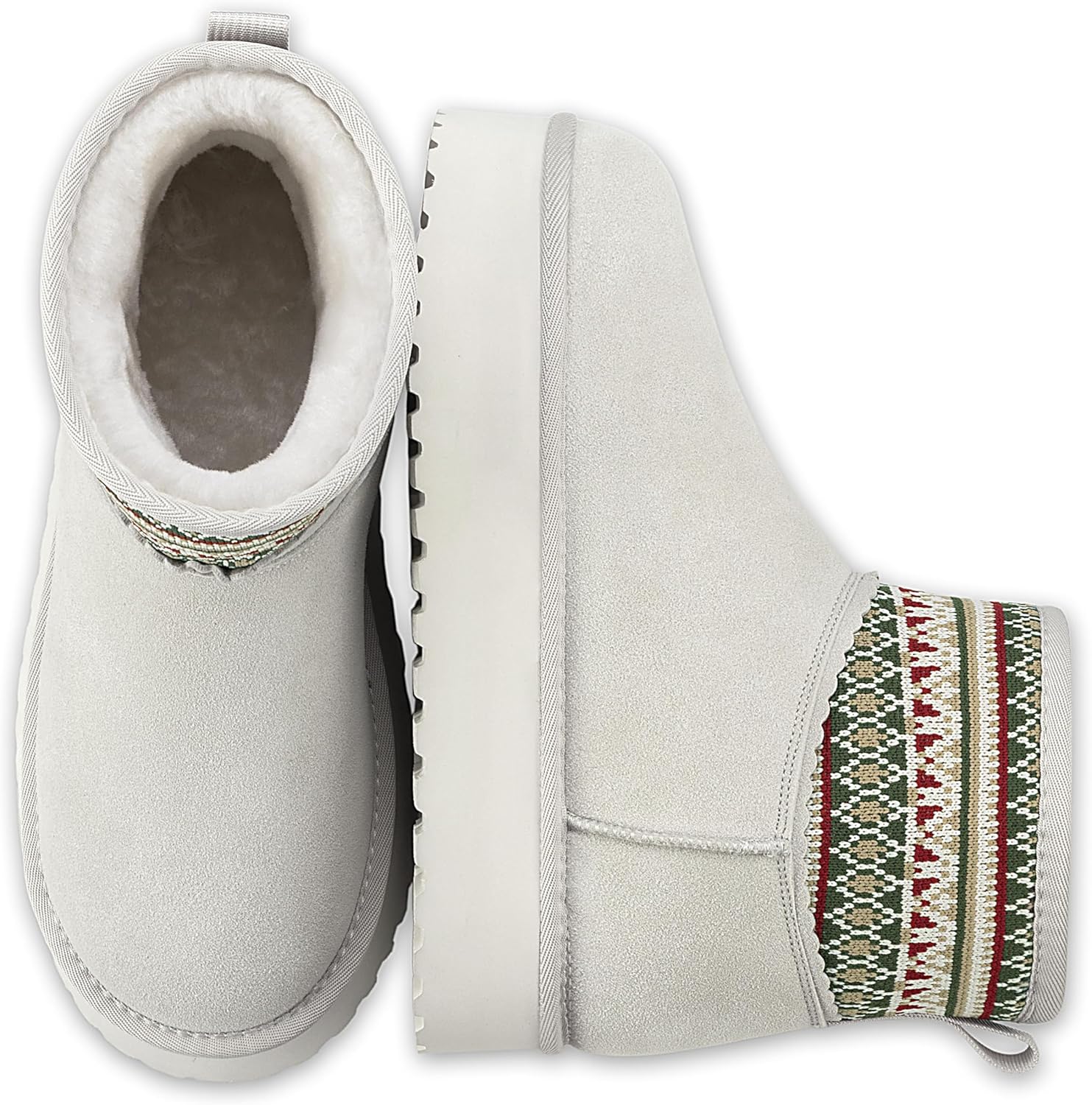 Mishansha Womens Boots - Platform Mini Snow