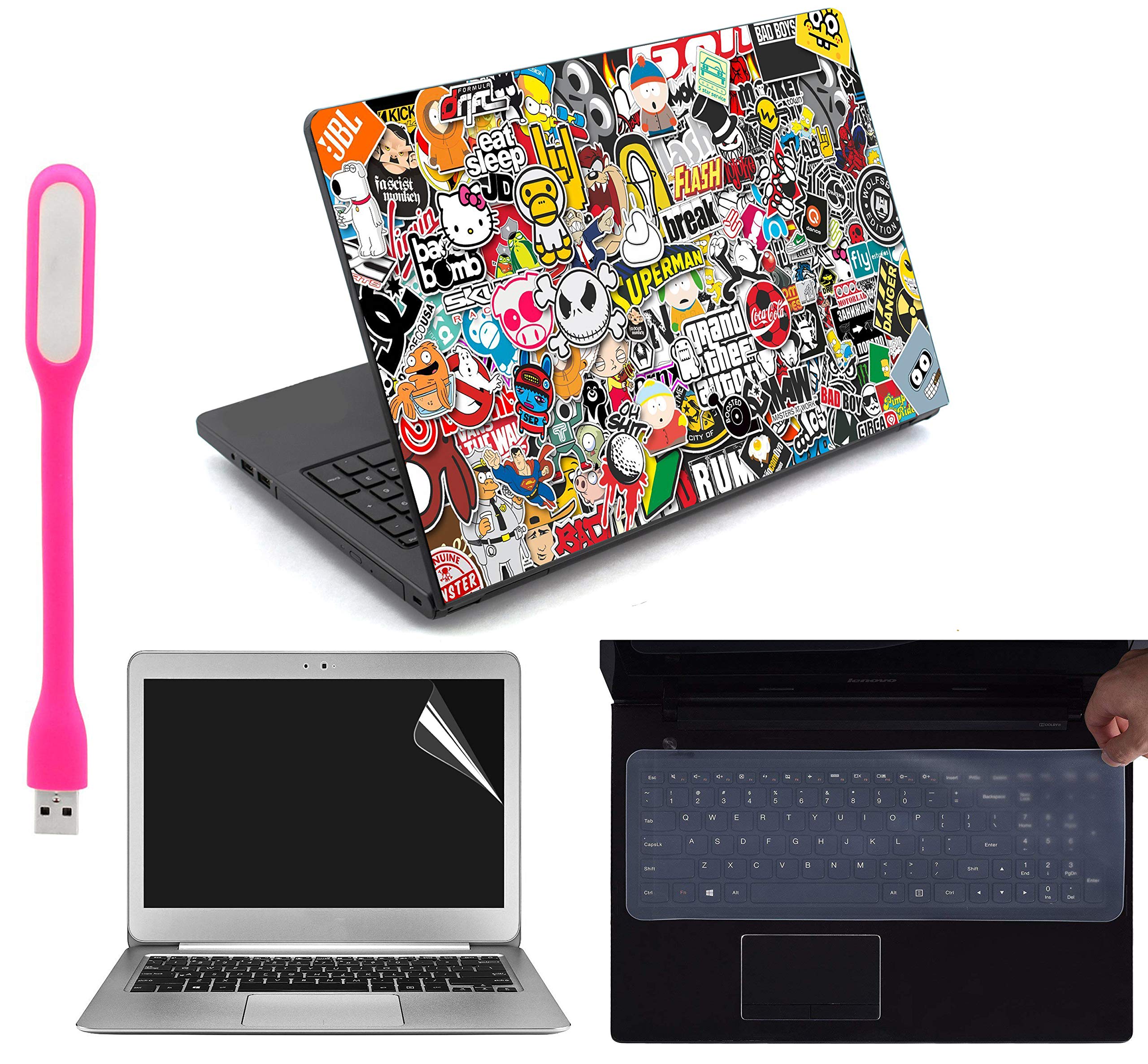 See full amazon price history chart for Ramiya 4in1 Accessories Combo Kit for 15.6-inch Laptops Decal | Screen Guard | Silicone Keyboard Protector | and USB LED Light All Models (Upto) Size : 15.6"x 10.1" Ramiya 4in1 Accessories Combo Kit for 15.6-inch Laptops Decal | Screen Guard | Silicone Keyboard Protector | and USB LED Light All Models (Upto) Size : 15.6"x 10.1" (B078GQ176Z) Amazon Price History, Amazon Price Tracker