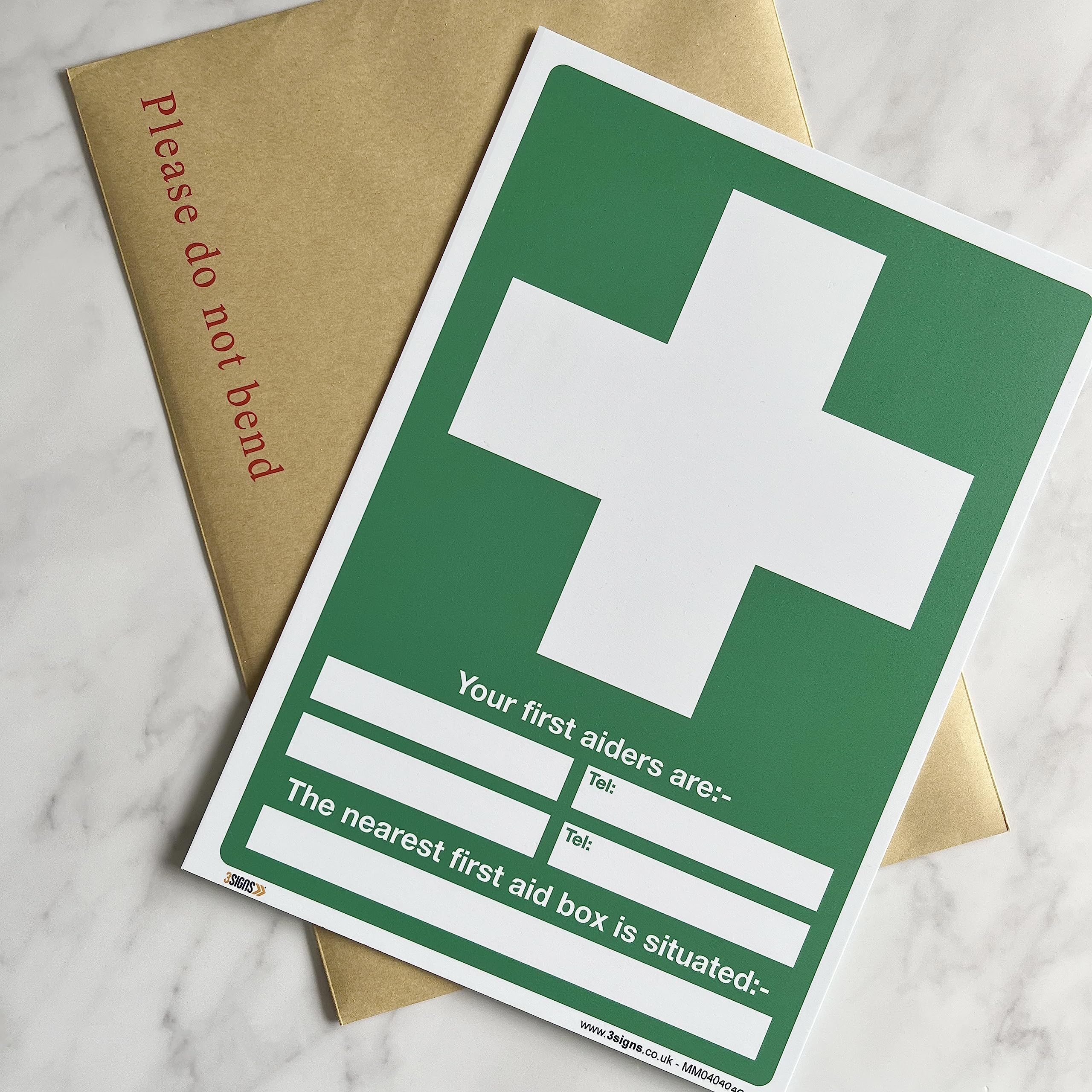 Your First Aiders Are Nearest First Aid Box Sign The Nearest First Aid