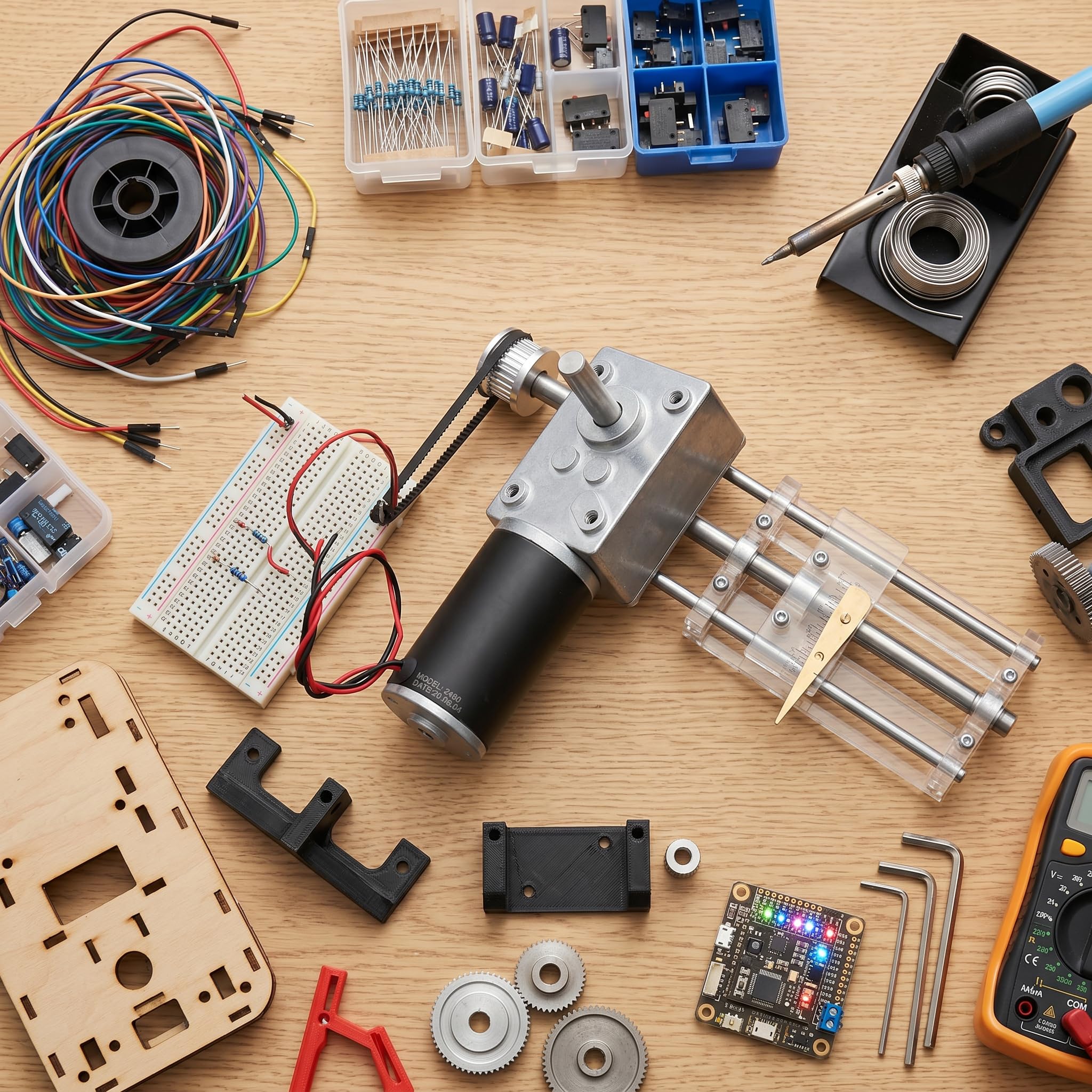 Schneckengetriebemotor Gleichstrommotor Metallgehäuse Edelstahl Abtriebswelle Geringe Reibung Stromverbrauch Elektromotor Im Haushalt (DC12V 80 U/min)