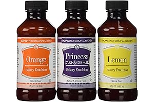 Bakery Emulsion Bundle: Lemon, Orange, Princess Cake & Cookie