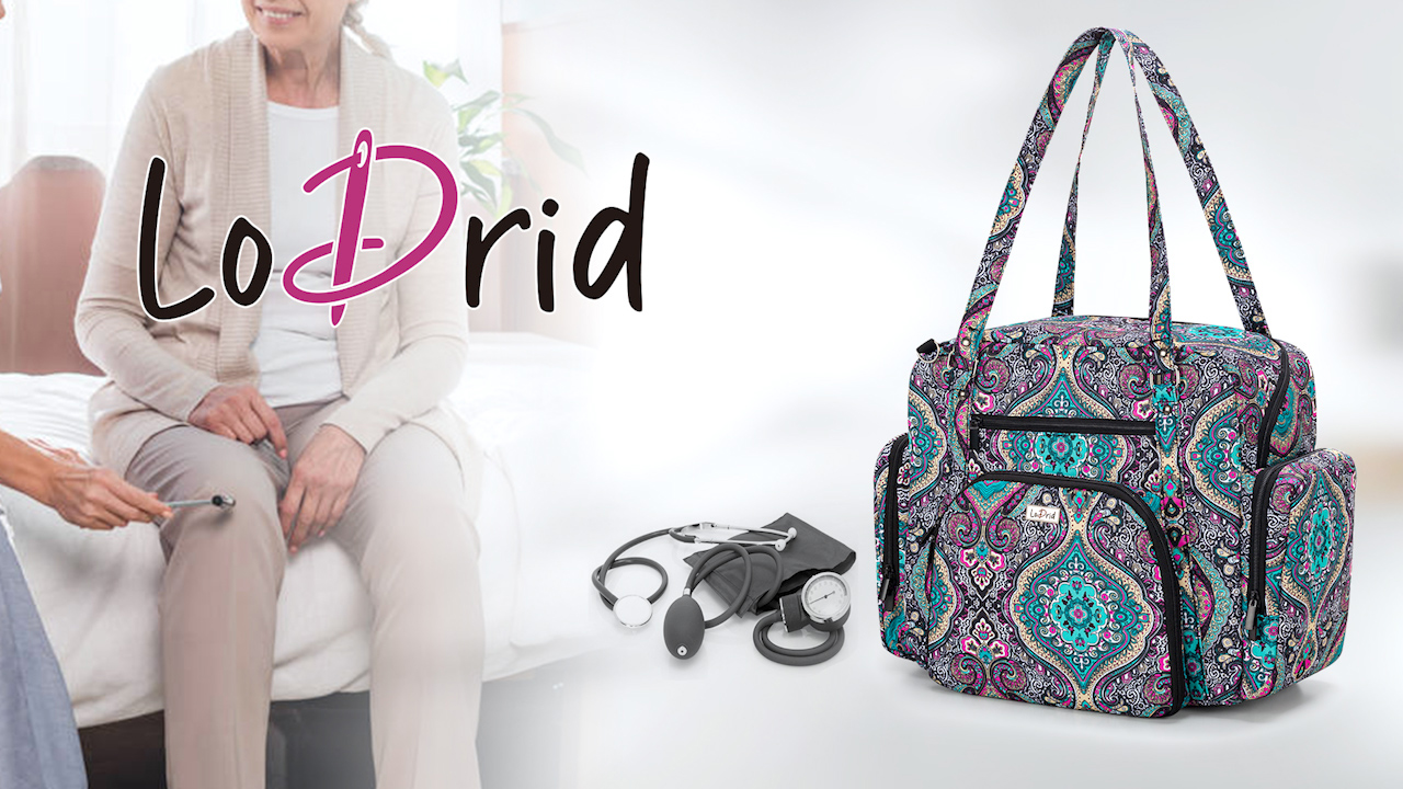 Amazon | LoDrid 訪問看護 バッグ 訪問介護バッグ 看護師 往診バッグ