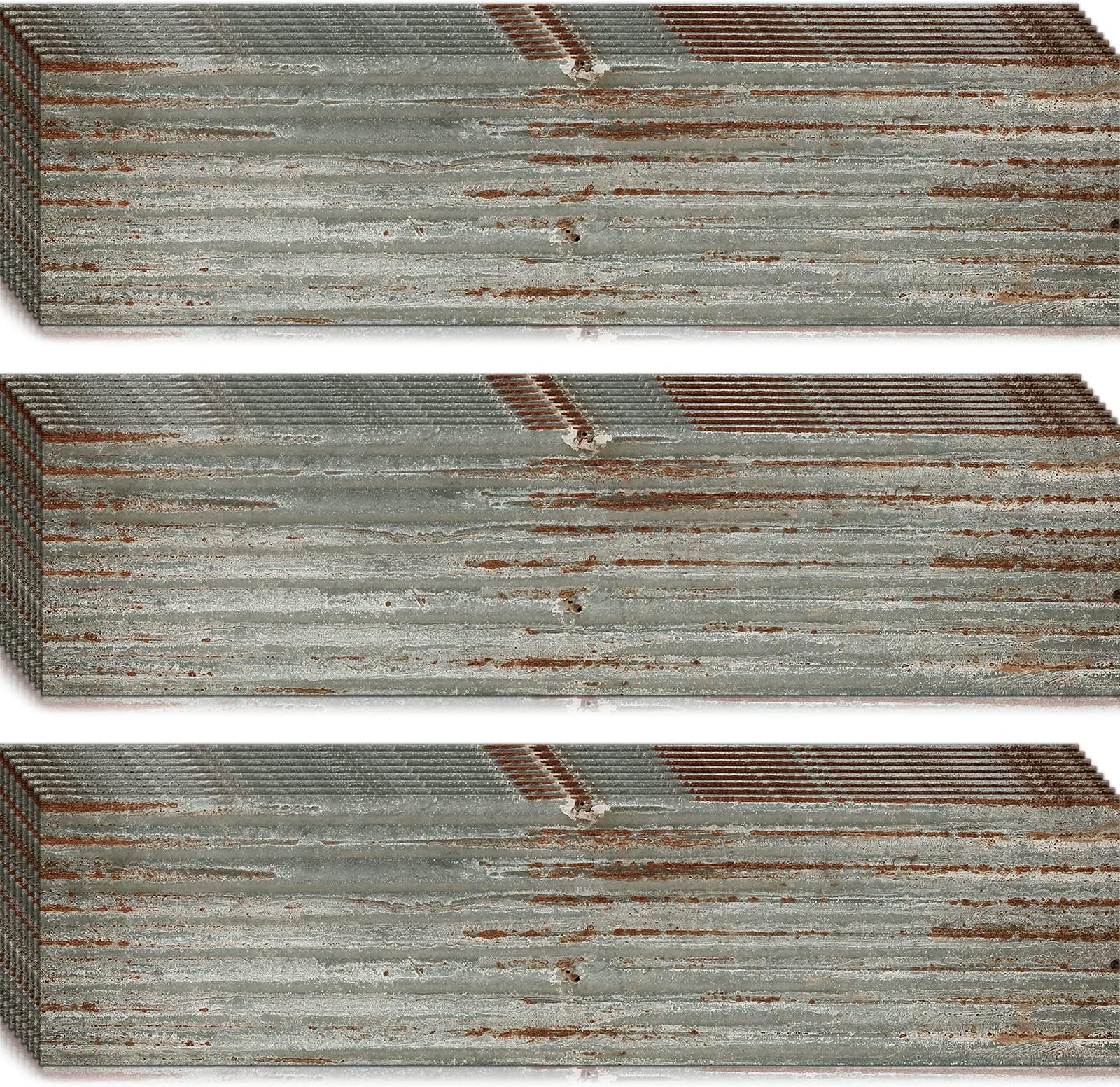 Corrugated Metal Bulletin Board Border Farmhouse Border Teacher Classroom Straight Border Trim Home Sweet Classroom Border Rustic Bulletin Board Border for Classroom Home Decor (100 Pcs)