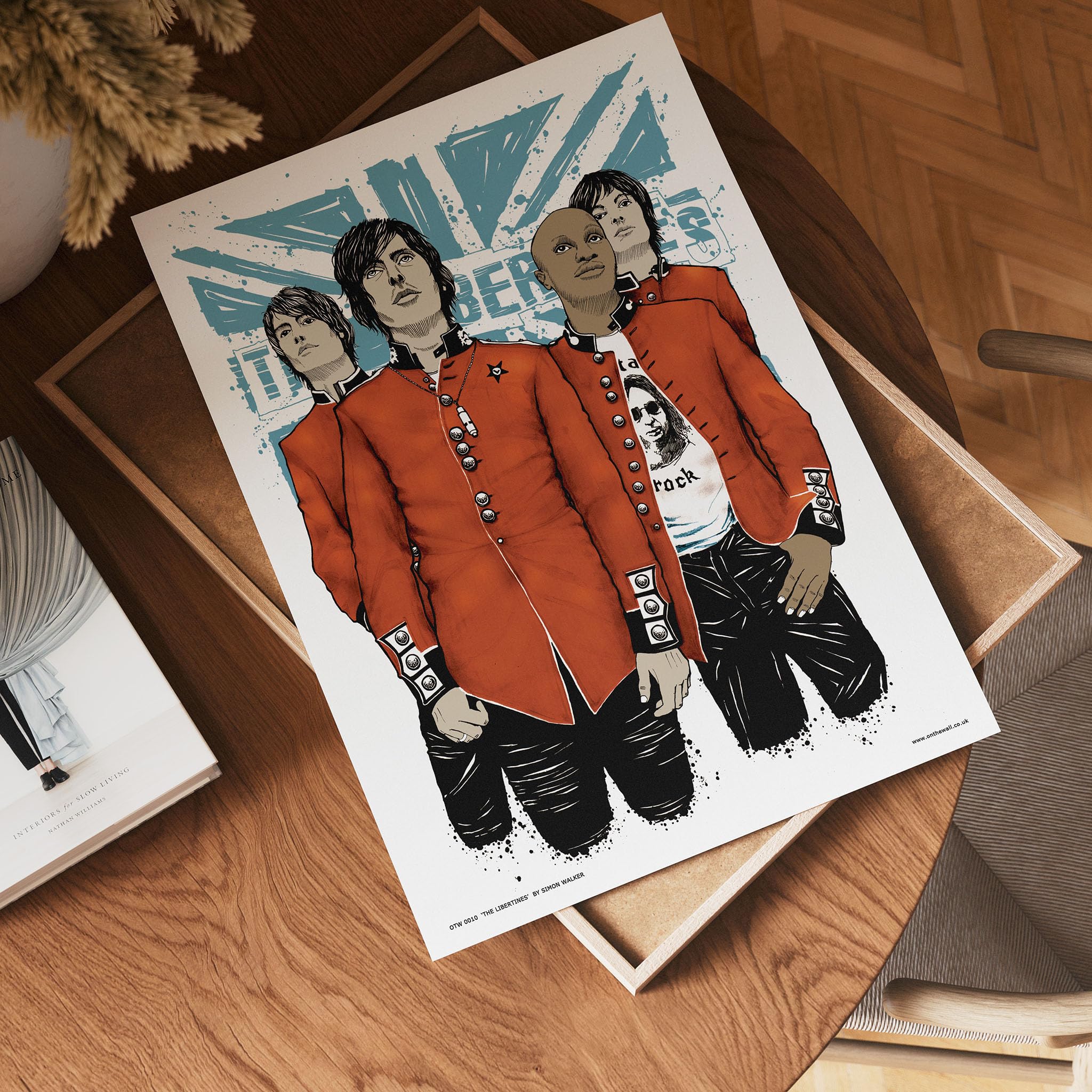 onthewall The Libertines, (Pete Doherty, Carl Barât,) Poster art
