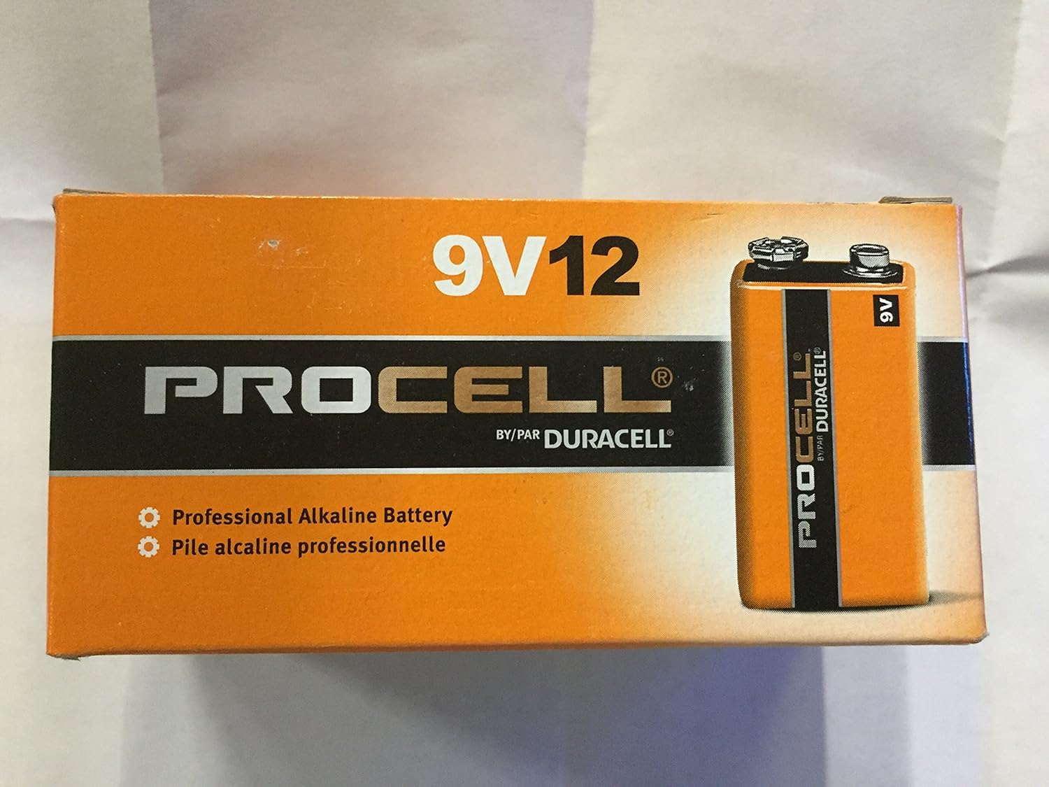 Procell Alkaline Batteries, 9V, 12/Box, Total 72 EA, Sold as 1 Carton6