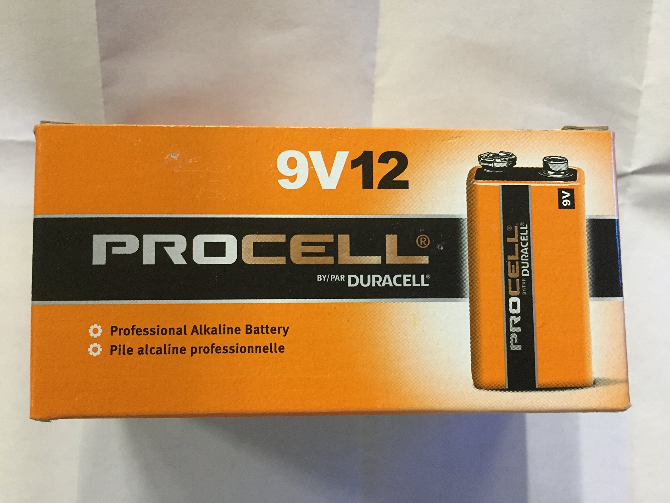 Procell Alkaline Batteries, 9V, 12/Box, Total 72 EA, Sold as 1 Carton6