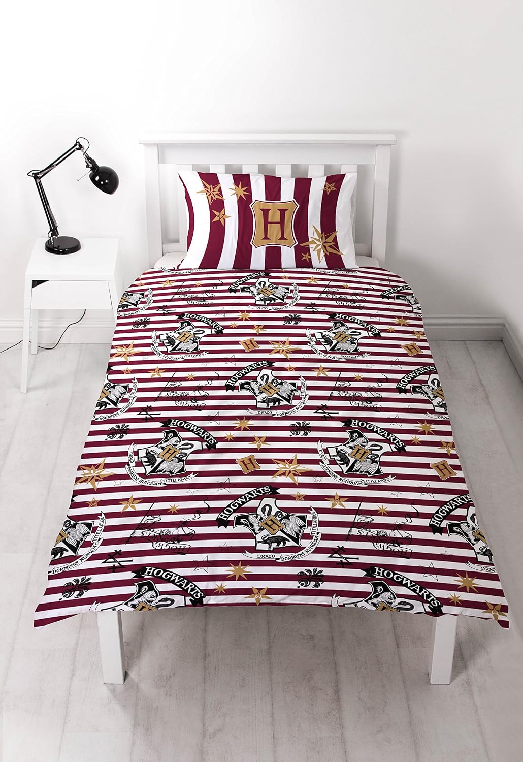 Harry Potter 'muggles' Single Duvet Set - Large Print Design