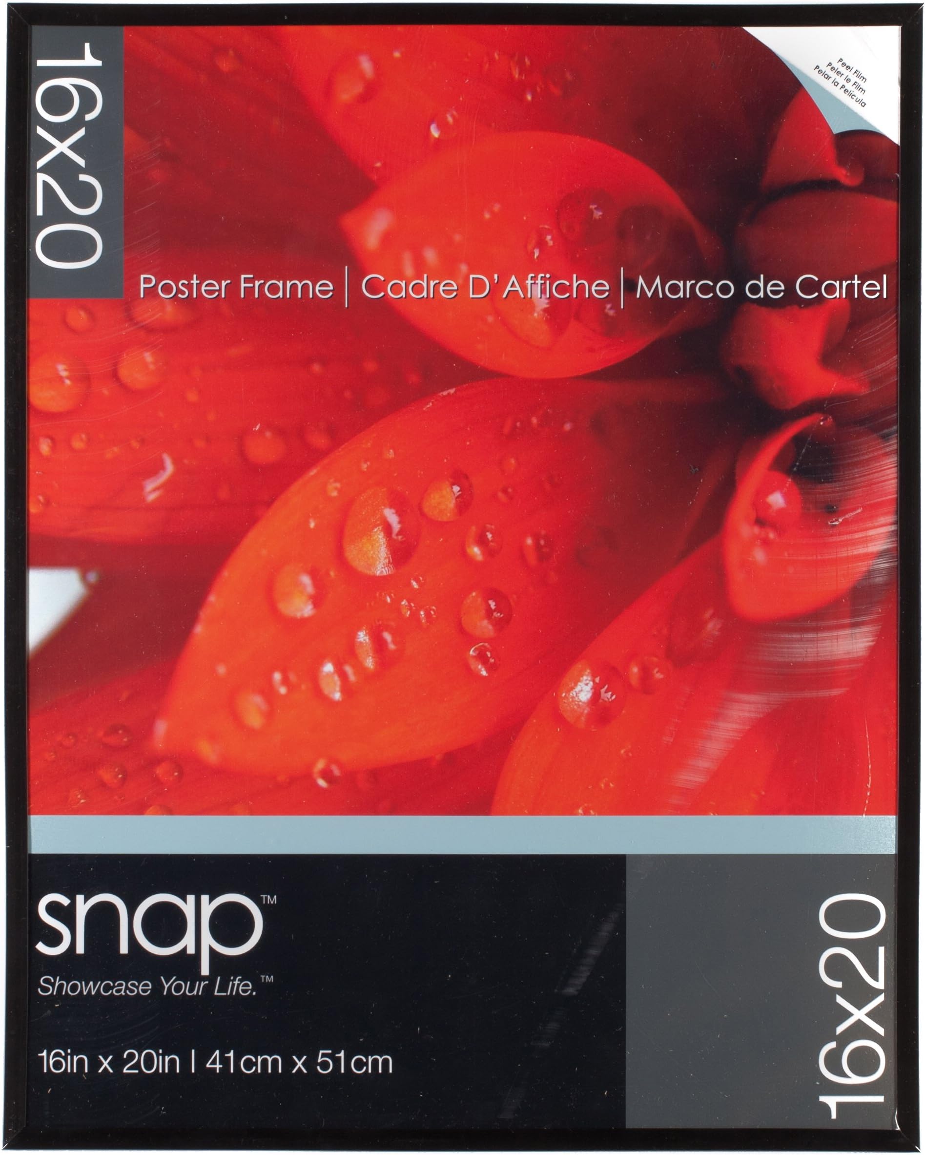 SNAP 16x20 Black Snap On Poster Frame