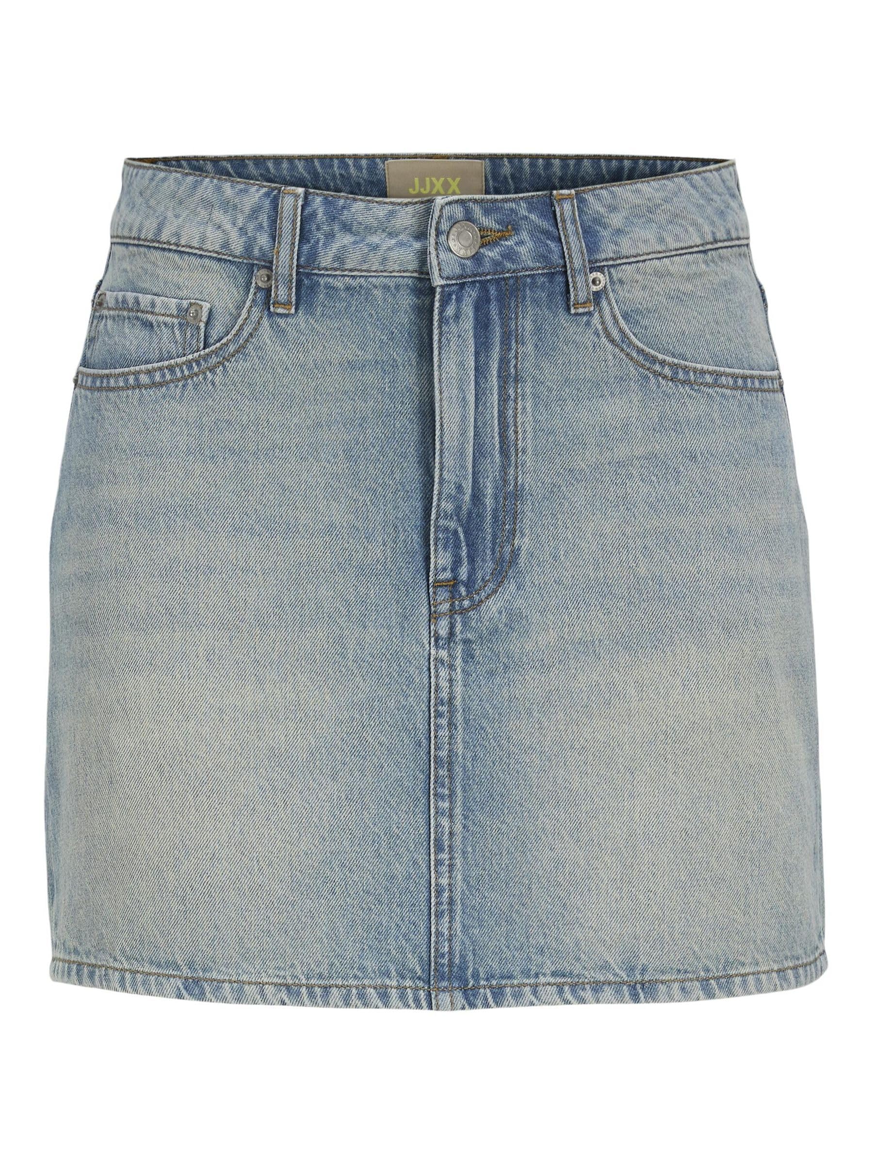 Jupe courte bleu clair vintage à taille moyenne Jack & Jones M - 8