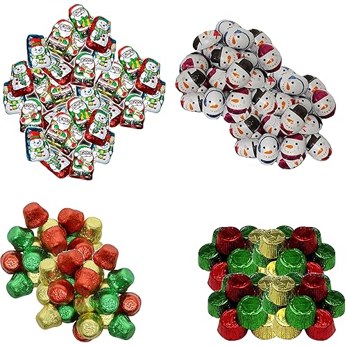 Miniatura 3 de Palmer - Paquete surtido de caramelos de Navidad de chocolate para Navidad, ayudantes de Papá Noel, tazas de mantequilla de maní, caramelos de