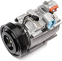 Vista 1 de SCITOO Compresor de CA apto para Hyundai para Santa Fe 2.7L 2001 2002 2003 2004 2005 2006, OE 97701263009 770139180 10360920 10360921 1010957