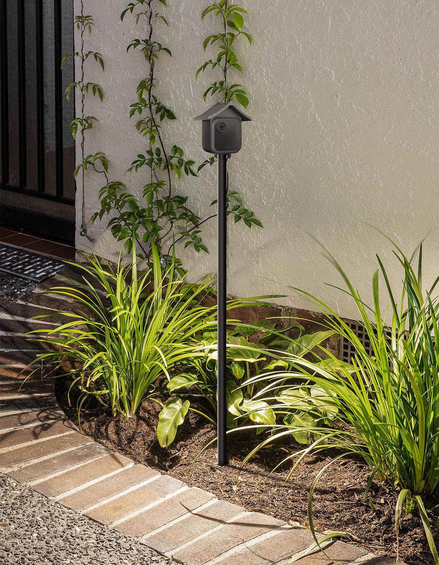 Support de pôle à pointes avec housse de protection pour Blink Outdoor 4 / Blink Outdoor 2K+ (dernière génération), convient pour sols mous