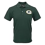 FOCO NFL Green Bay Packers Mens Polo Short Sleeve ShirtPolo Short Sleeve Shirt, Casual Color, M