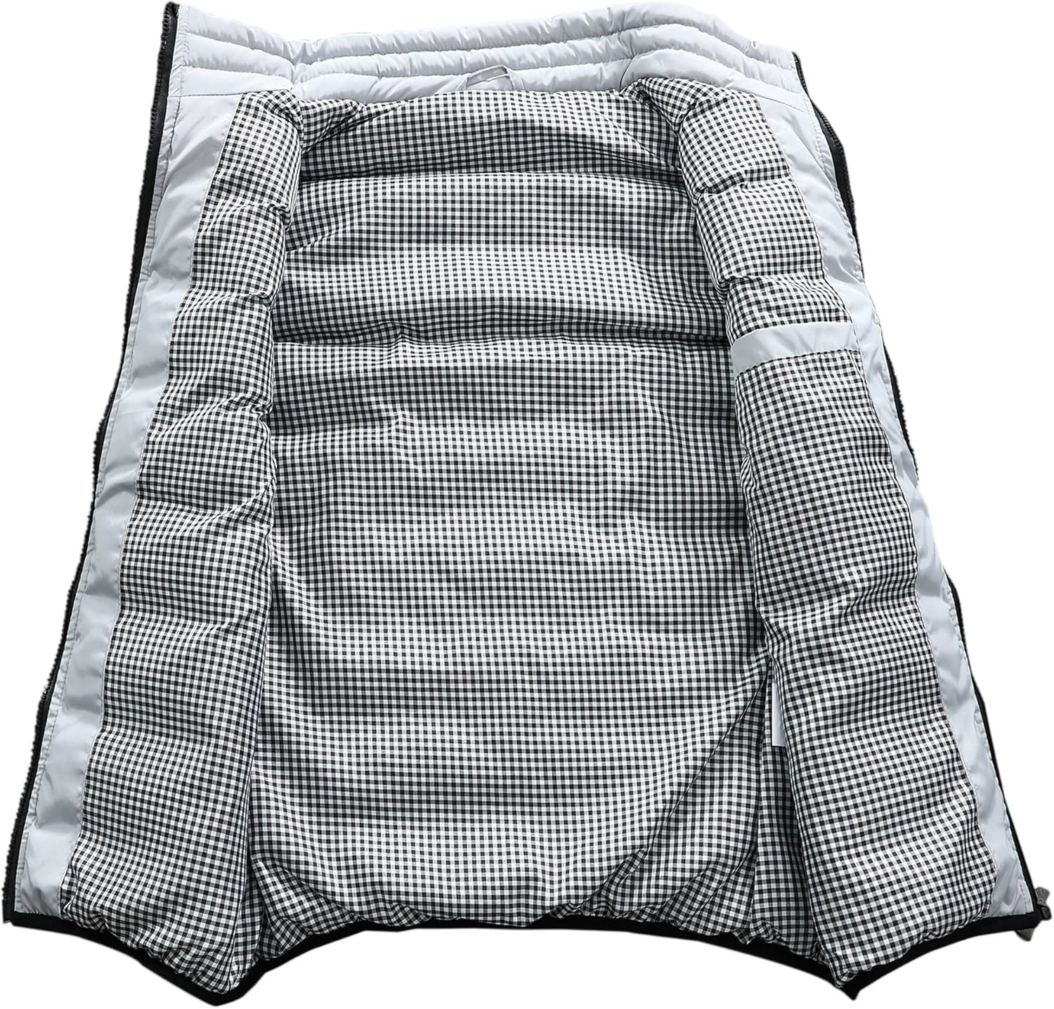 HOW'ON Men's Outdoor Casual Classic Quilted Vest Stand Collar Warm Puffer Vest Sleeveless Jacket Coat - Image 2