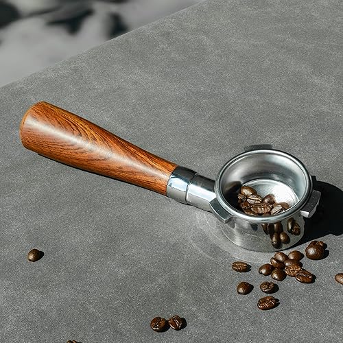 Miniatura 3 de Portafiltro sin fondo de 2.126 in, portafiltro sin fondo 2 en 1 para Breville Serie 8 Barista Express Pro Plus Touch Bambino Plus, con adaptador de