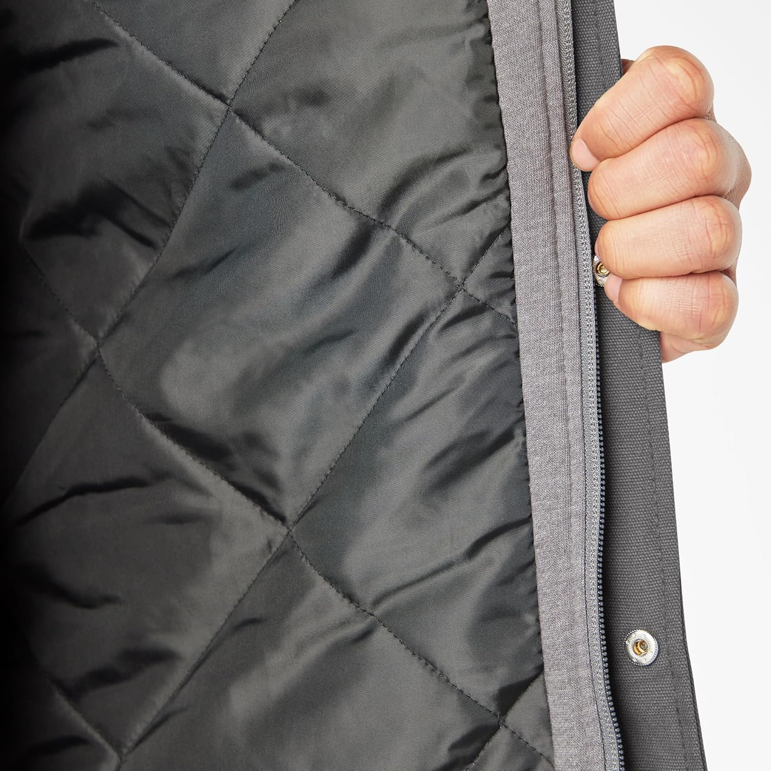 Dickies mens Fleece Hooded Duck Shirt Jacket With Hydroshield - Image 7