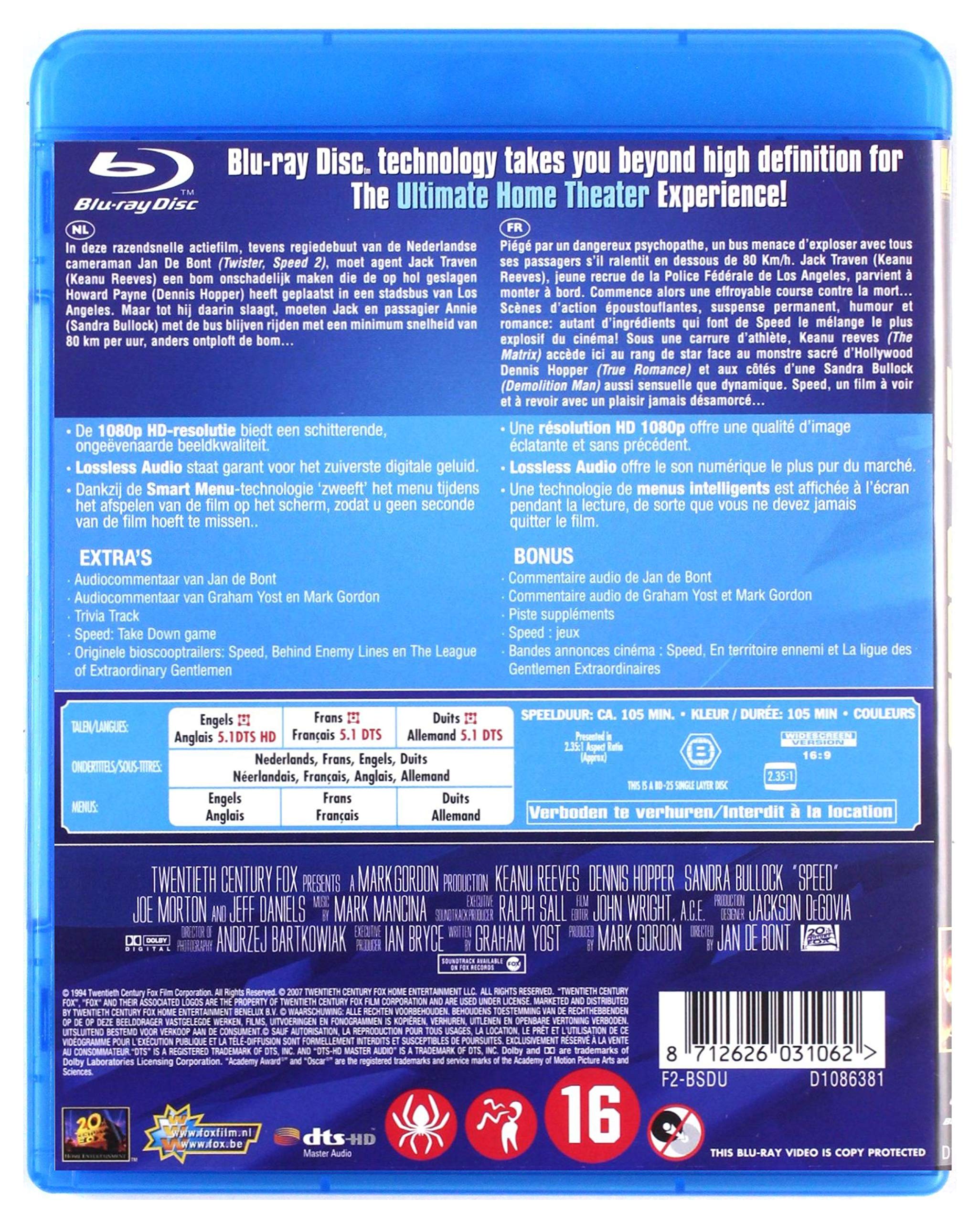 Sconosciuto Blu Ray - velocità