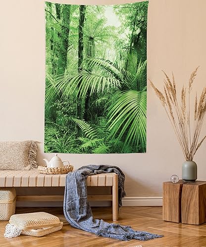 Miniatura 71 de Ambesonne Tapiz de fiesta de los años 70, caja retro en arte pop, música de baile, composición colorida impresa, para colgar en la pared para