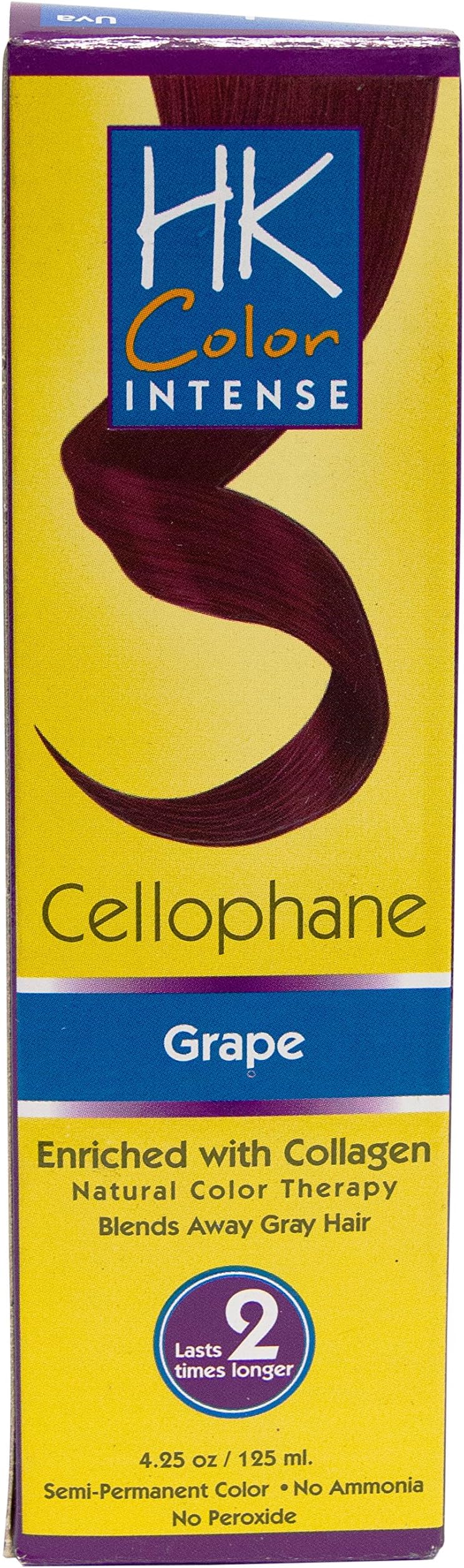 HK Colors Semi Permanent Hair Dye, Grape