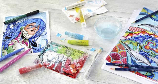 Foto 2 de 2 de Faber-Castell 167134 - Pack de 6 rotuladores para dibujo Manga Pitt Kaoiro