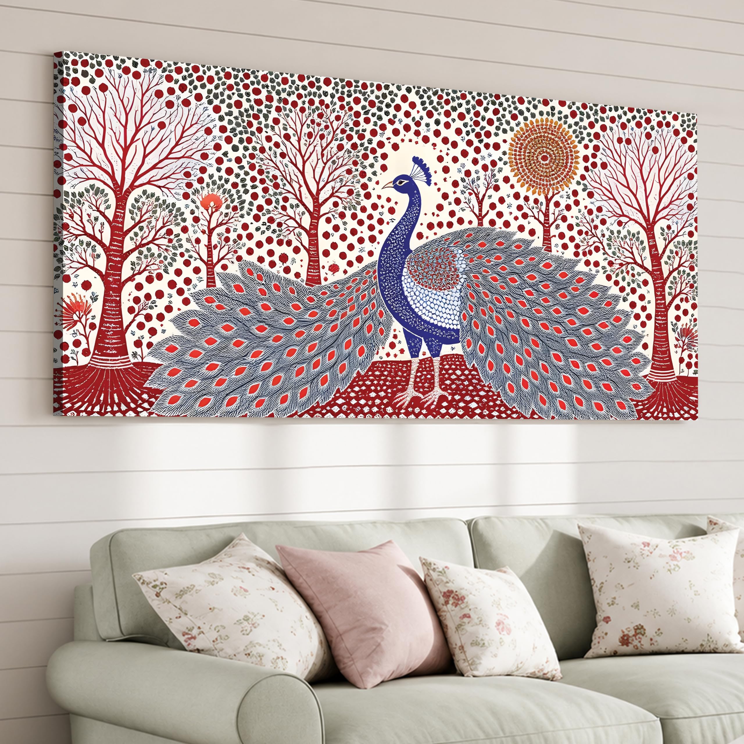 Vastu 7 Running Horses Painting - Luck & Prosperity -30