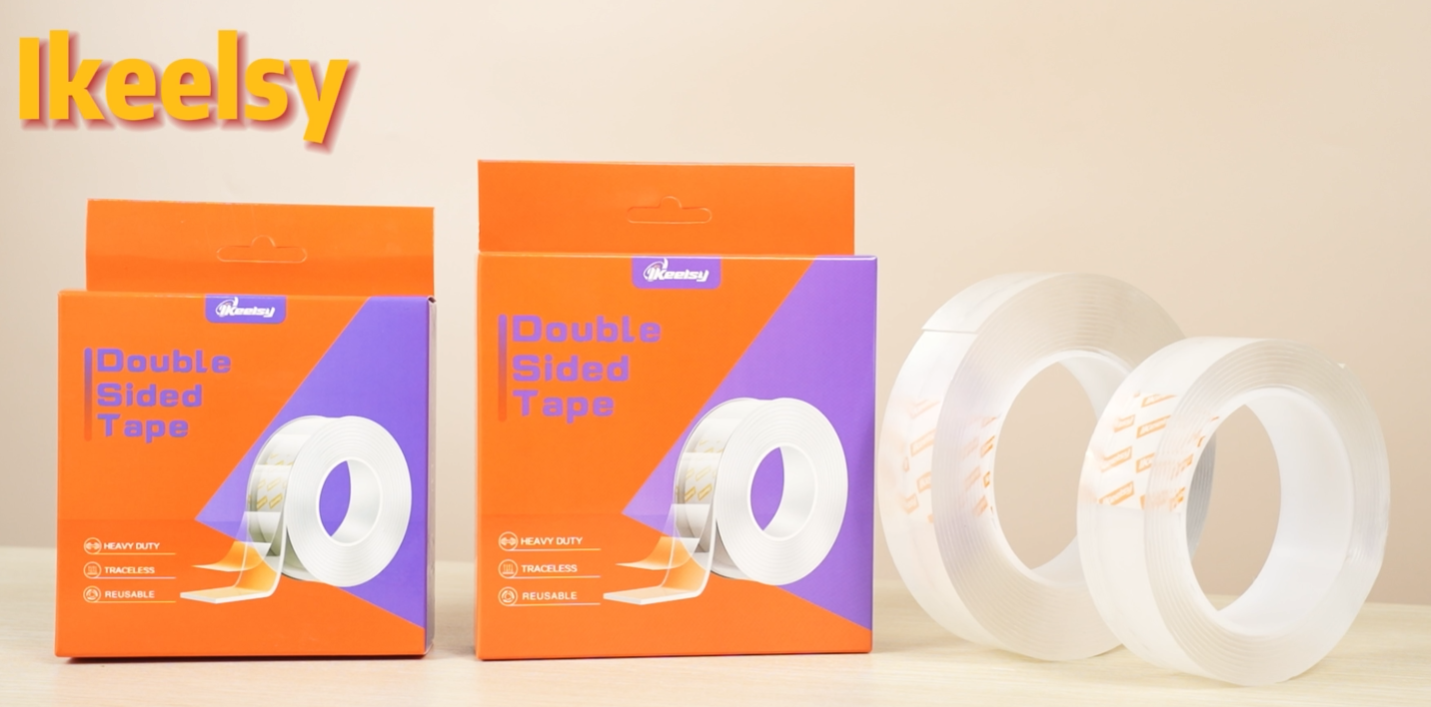 NASTRO BIADESIVO TRASPARENTE IN ESPANSO VBH 5 METRI 20MM SPESSORE 0.5MM