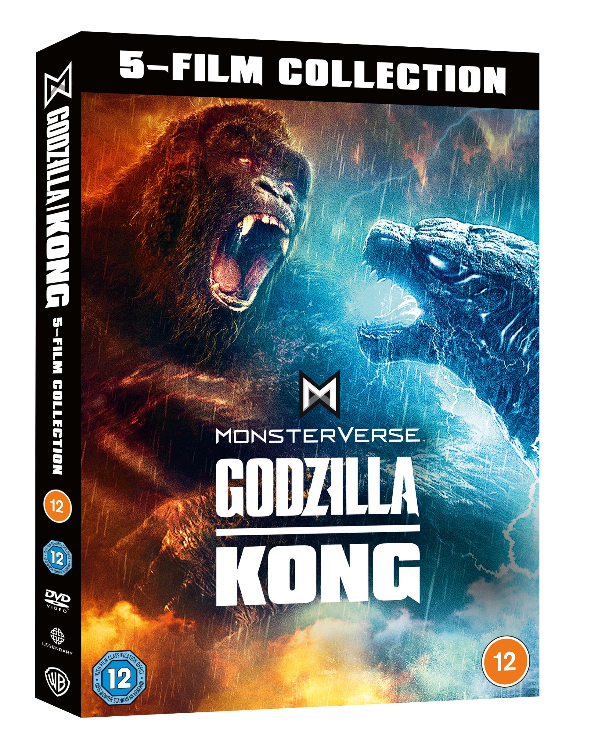 Monsterverse - Godzilla King Kong 5-Film Collection [DVD] [2014-2024]