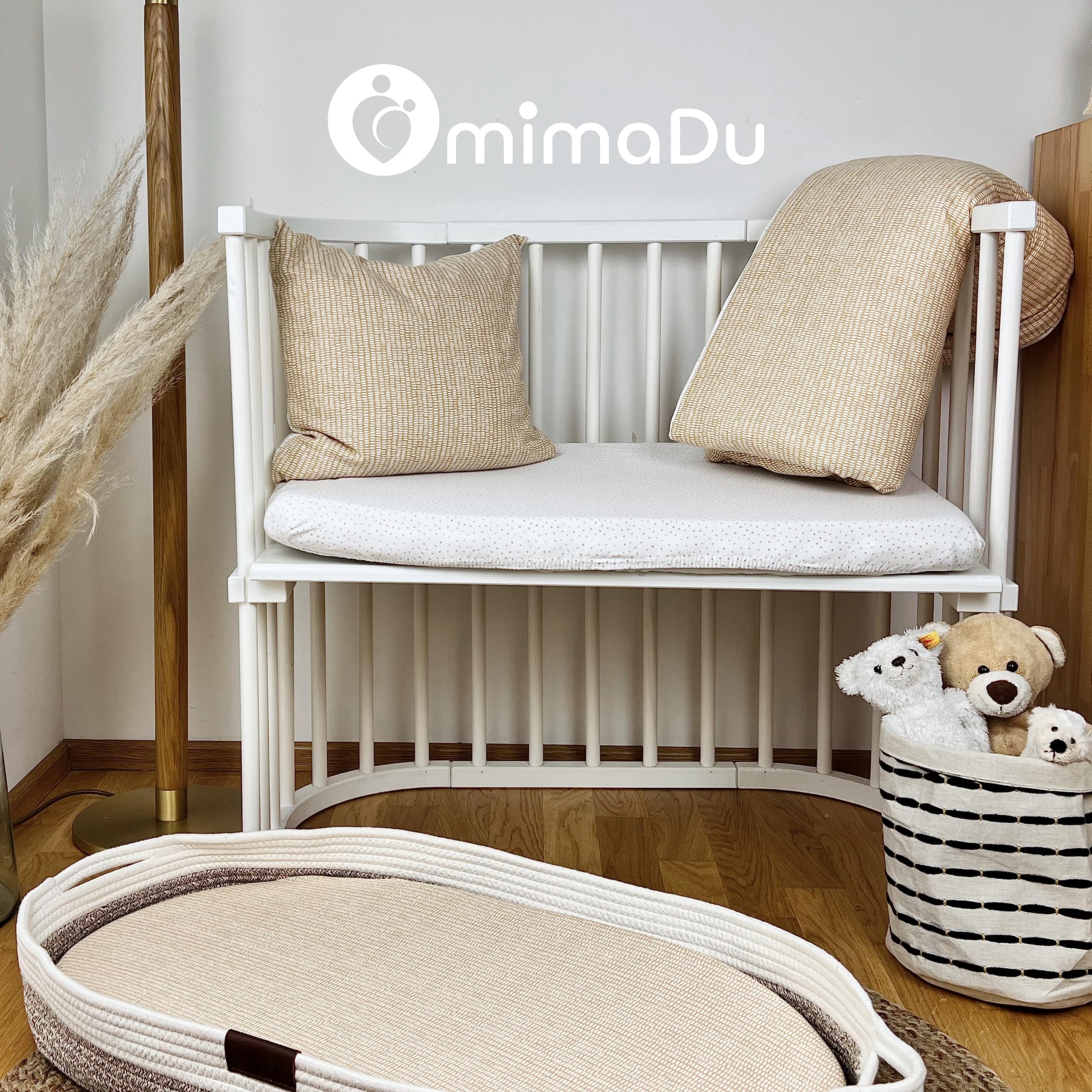 mimaDu - Baby beddengoedset van katoen (Oeko-Tex100) 100 x 135 cm